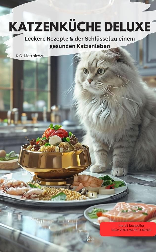 KATZENKÜCHE DELUXE Leckere Rezepte & der Schlüssel zu einem gesunden Katzenleben