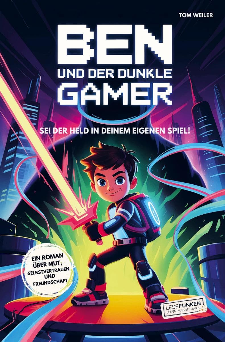 Ben und der dunkle Gamer: Sei der Held in deinem eigenen Spiel!: Ein Roman über Mut, Selbstvertrauen und Freundschaft I Buch für Jungen von 8 - 12 Jahren I Das ideale Geschenk Jungs