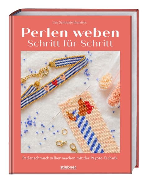 Perlen weben Schritt für Schritt: Perlenschmuck selber machen mit der Peyote-Technik. Armbänder selber machen, Ketten selbst gestalten und Ohrringe selber machen mit Perlen fädeln.