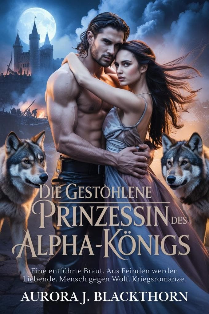 DIE GESTOHLENE PRINZESSIN DES ALPHA-KÖNIGS: Eine entführte Braut. Aus Feinden werden Liebende. Mensch gegen Wolf. Kriegsromanze.