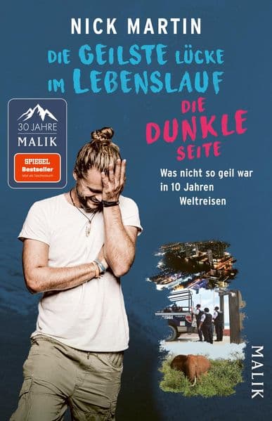 Die geilste Lücke im Lebenslauf - Die dunkle Seite: Was nicht so geil war in 10 Jahren Weltreisen | Nick Martin zeigt die dunklen Seiten des Reisens: Zehn Jahre Weltreise, ungeschönt und ehrlich - voller Grenzerfahrungen, Fehltritte und Abenteuer jenseits der Instagram-Fassade.