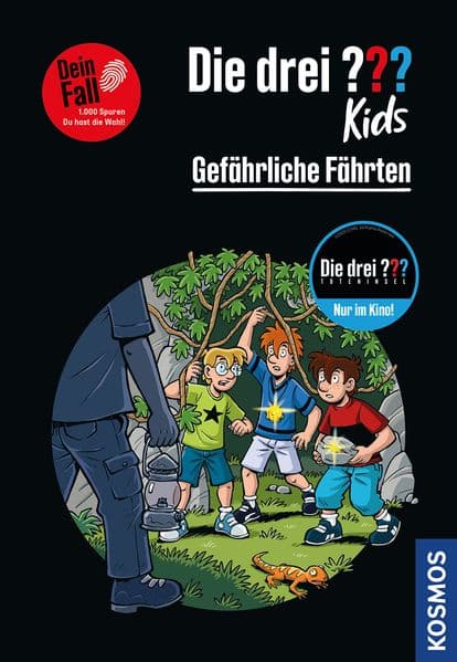 Die drei ??? Kids Dein Fall, Gefährliche Fährten: 1.000 Spuren. Du hast die Wahl! Interaktive Detektivgeschichte zum Mitraten für Kinder ab 8 Jahren um eine spannende Schatzsuche.