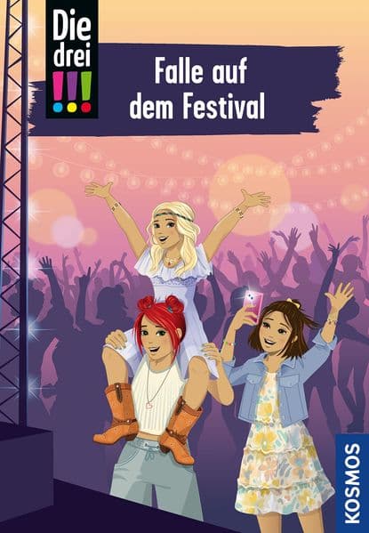 Die drei !!!, 118, Falle auf dem Festival: Ein spannender Fall in der beliebten Detektivinnen-Reihe für Krimi-Fans ab 10 Jahren - Kim, Franzi und Marie ermitteln beim Musikfestival.