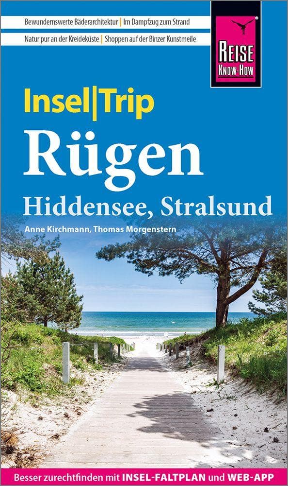 Reise Know-How InselTrip Rügen mit Hiddensee und Stralsund: Reiseführer Rügen mit Insel-Faltplan und kostenloser Web-App
