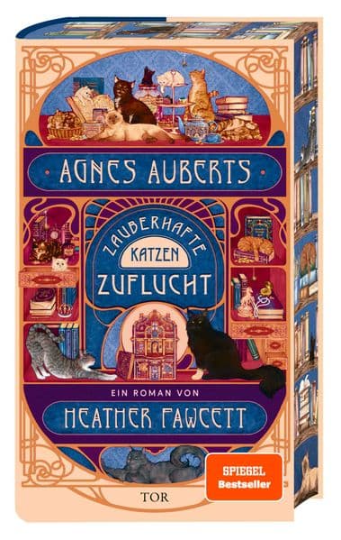 Agnes Auberts zauberhafte Katzenzuflucht: Cozy Fantasy mit Katzen und wunderschönem Farbschnitt