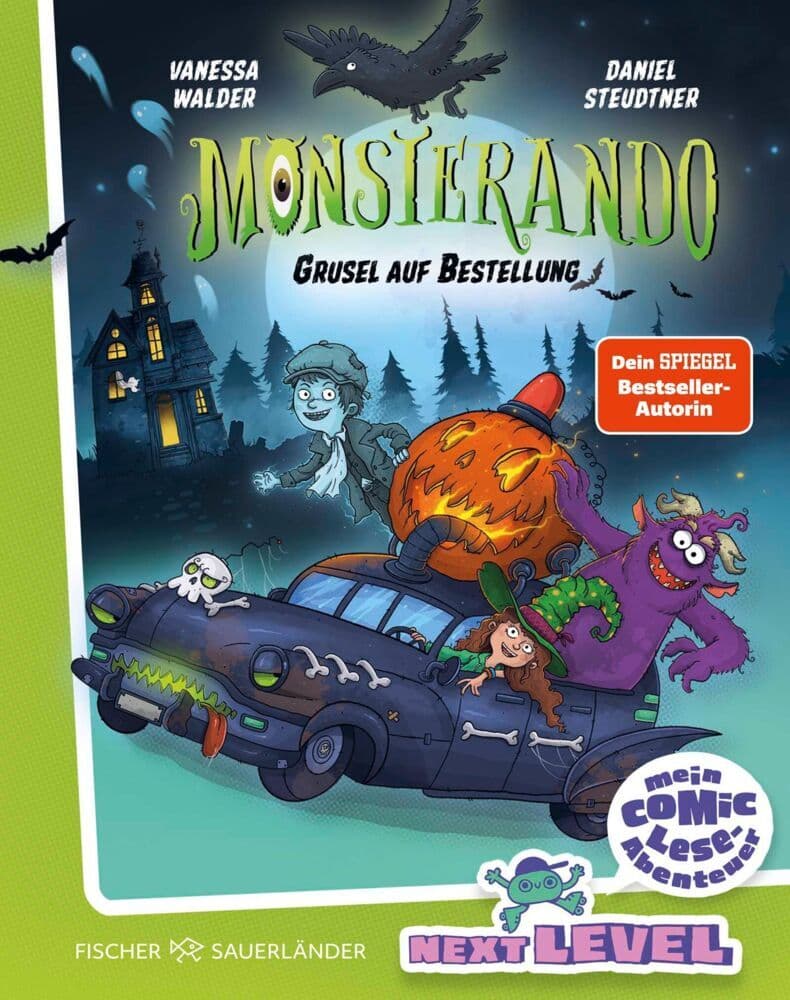 Monsterando: Grusel auf Bestellung: Das Comic-Leseabenteuer für die Grundschulzeit: Spannend erzählt mit coolen Rätseln, vielen Bildern und Lese-Audio
