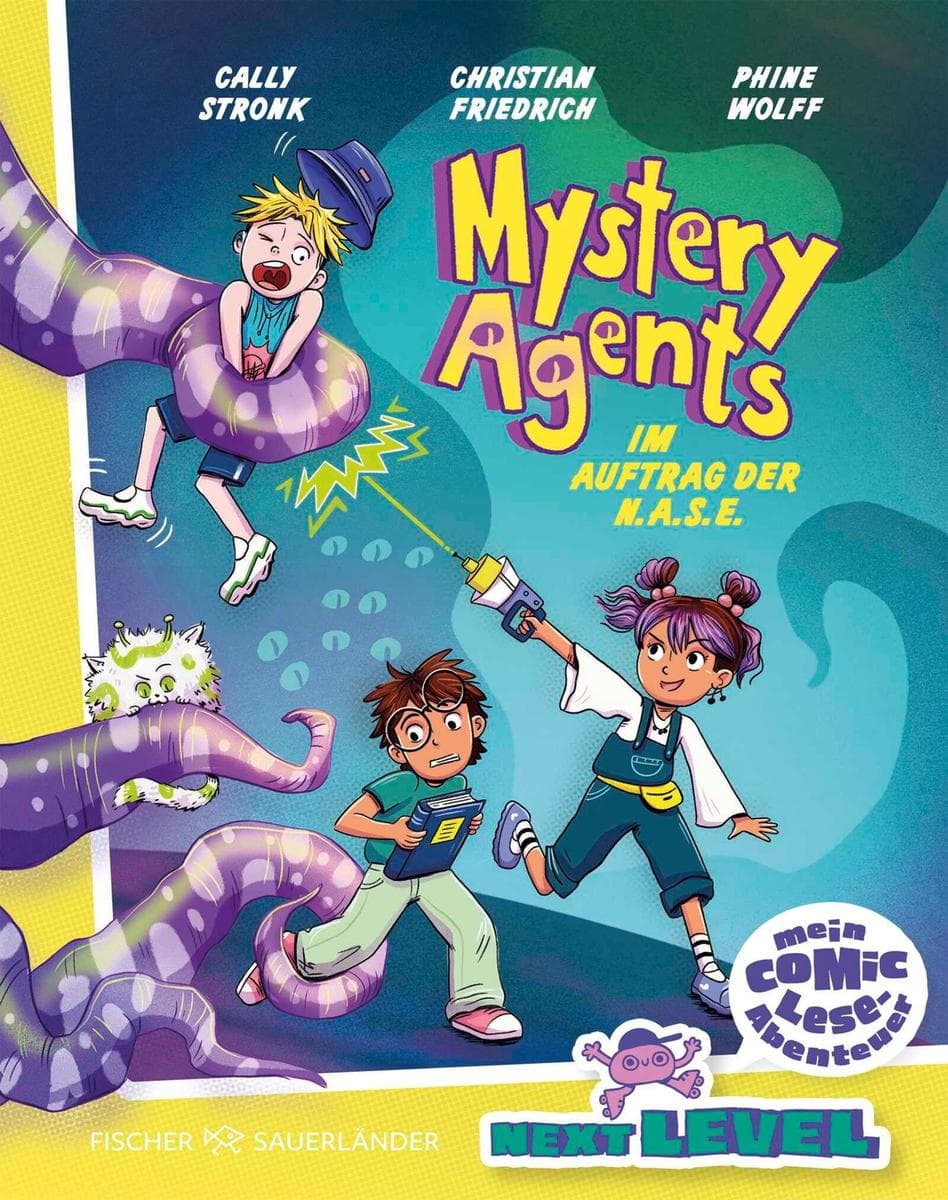 Mystery Agents: Im Auftrag der N.A.S.E.: Das Comic-Leseabenteuer für die Grundschulzeit: Spannend erzählt mit coolen Rätseln, vielen Bildern und Lese-Audio
