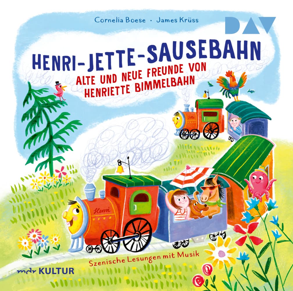 Henri-Jette-Sausebahn - Alte und neue Freunde von Henriette Bimmelbahn: Ungekürzte szenische Lesungen mit Musik mit Bürger Lars Dietrich, Uwe Friedrichsen und Angelika Mann (1 CD)