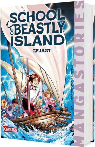 School of Beastly Island 3: Gejagt: Manga-Stories | Lustige Abenteuer-Fantasy für Jungen und Mädchen ab 10 Jahren mit vielen Manga-Illustrationen und kurzen Kapiteln