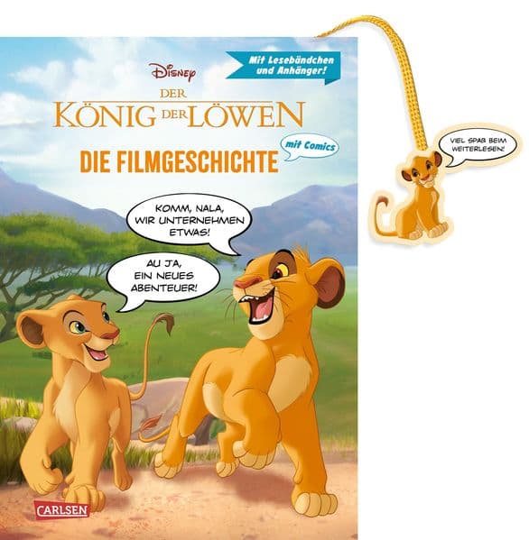 Disney: Der König der Löwen - Die Filmgeschichte mit Comics: Die Geschichte zum Filmklassiker "König der Löwen" mit Comic-Elementen und Lesezeichen