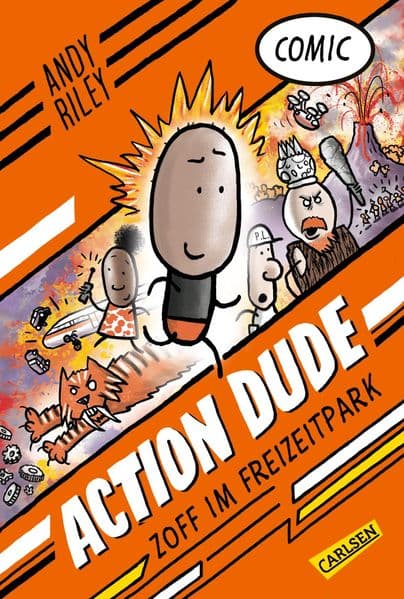 Action Dude 1: Zoff im Freizeitpark: witziger Superhelden-Comic für Jungen und Mädchen ab 8