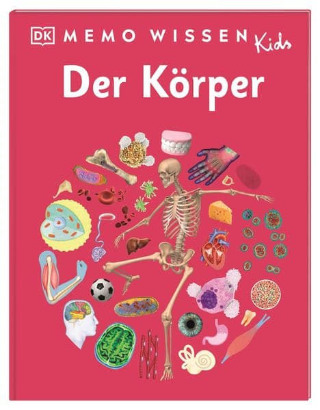 memo Wissen Kids. Der Körper: Skelett, Blutkreislauf oder die fünf Sinne. Faszinierendes Sachwissen für Leseanfänger*innen. Für Kinder ab 6 Jahren