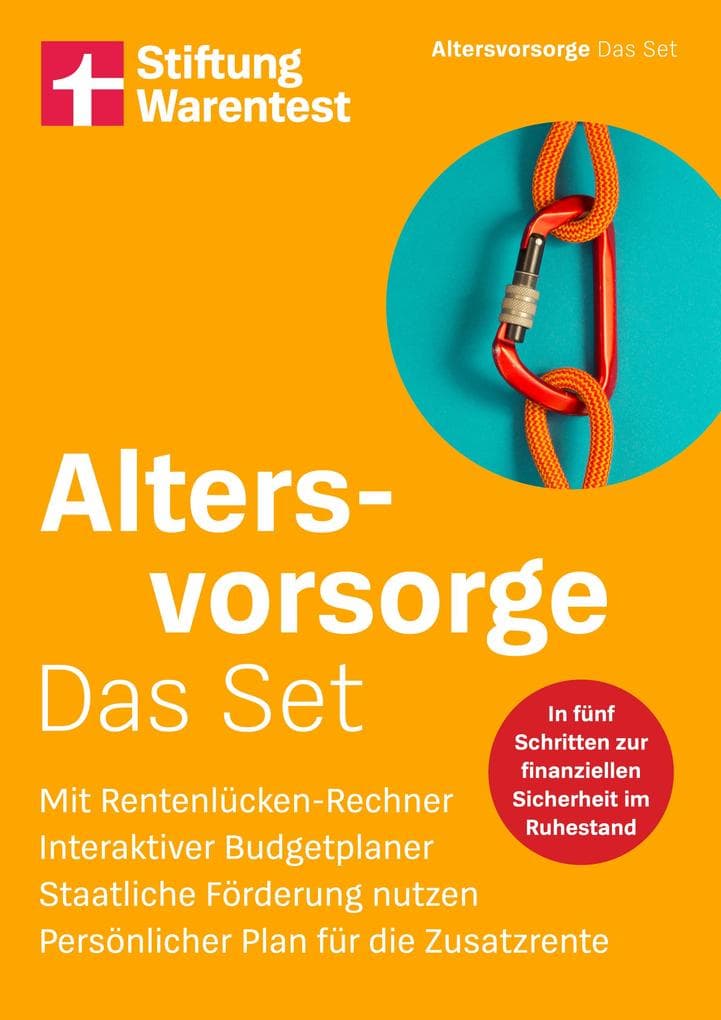 Altersvorsorge: Das Set: Rentenlücken-Rechner, Interaktiver Budgetplaner, Persönlicher Plan für die Zusatzrente, Staatliche Förderung nutzen | Finanzratgeber für Einsteiger