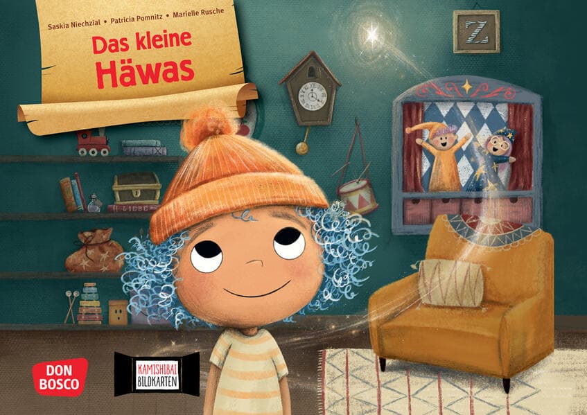 Das kleine Häwas. Kamishibai Bildkartenset: Entdecken - Erzählen - Begreifen. Bilderbuchgeschichten. Hilfe und Unterstützung für Kinder mit Sprachstörungen. Mutgeschichte in Erzählbildern