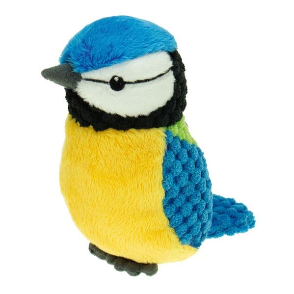TRÖTSCH - Unsere Vogelwelt Plüsch Blaumeise 12 cm mit Karabiner: Plüschtier Stofftier Kuscheltier Anhänger
