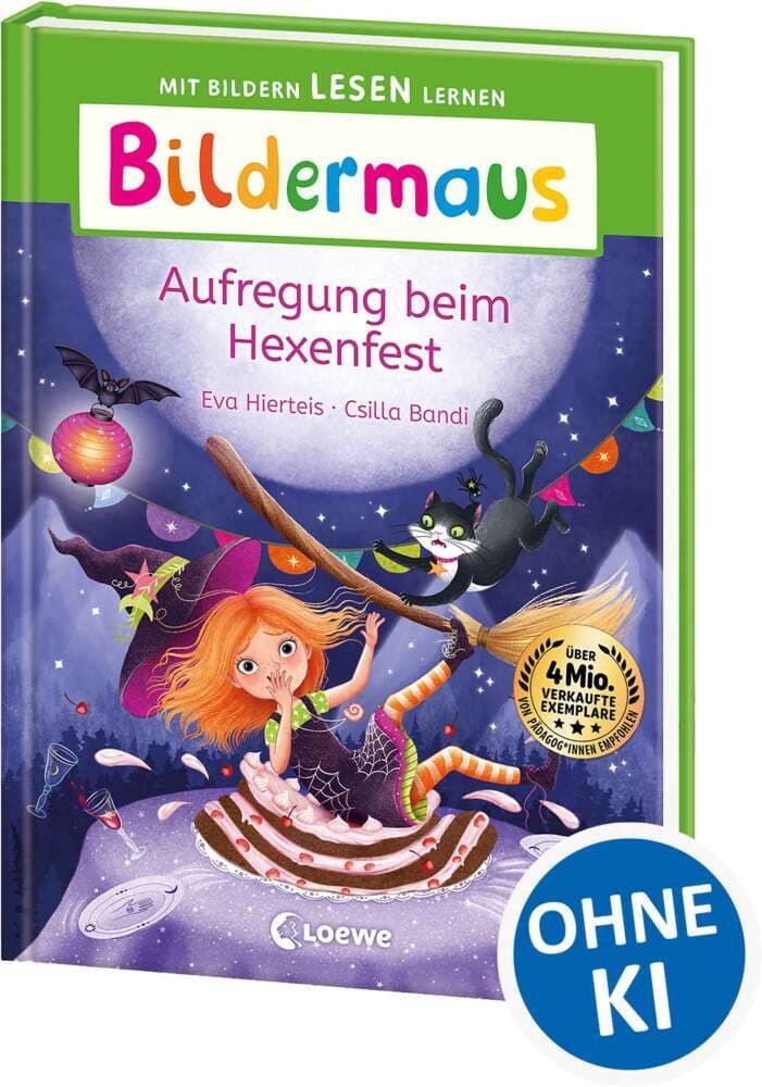 Bildermaus - Aufregung beim Hexenfest: Mit Bildern lesen lernen - Ideal für die Vorschule und Leseanfänger ab 5 Jahren - Mit Leselernschrift ABeZeh
