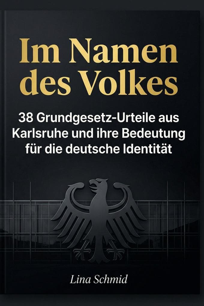 Im Namen des Volkes: 38 Grundgesetz-Urteile aus Karlsruhe und ihre Bedeutung für die deutsche Identität