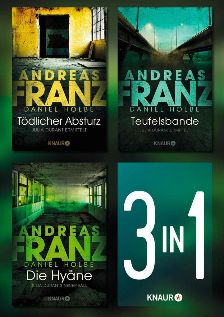 Julia Durant ermittelt Band 13-15. Krimi-Bundle: Tödlicher Absturz, Teufelsbande & Die Hyäne