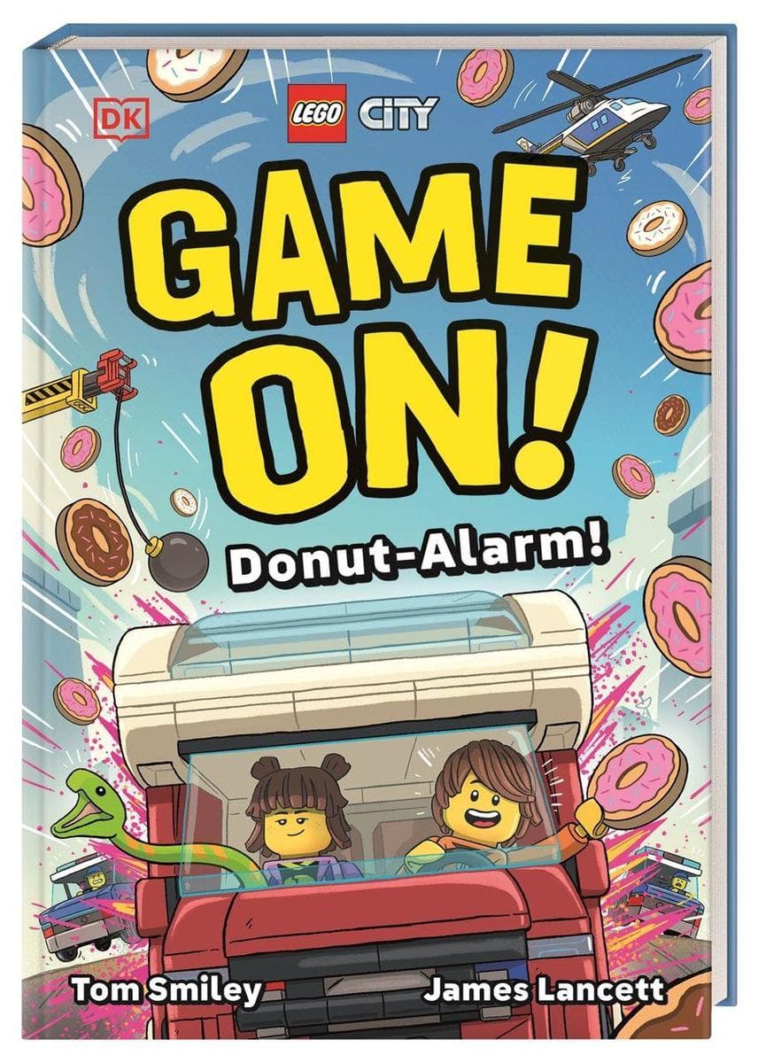 LEGO® City Game On! - Donut-Alarm!: LEGO Lese-Abenteuer für Kinder ab 6 Jahren. Mit dynamischen Comic-Illustrationen und integriertem Suchspiel