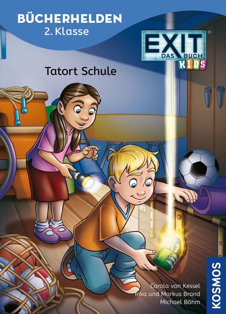 EXIT®-Das Buch. Bücherhelden 2. Klasse, Tatort Schule: Gut lesen können - Erstlesebuch ab 7 Jahren mit spielerischer Lese- und Schreibförderung, spannende Escape-Rätsel mit EXIT®
