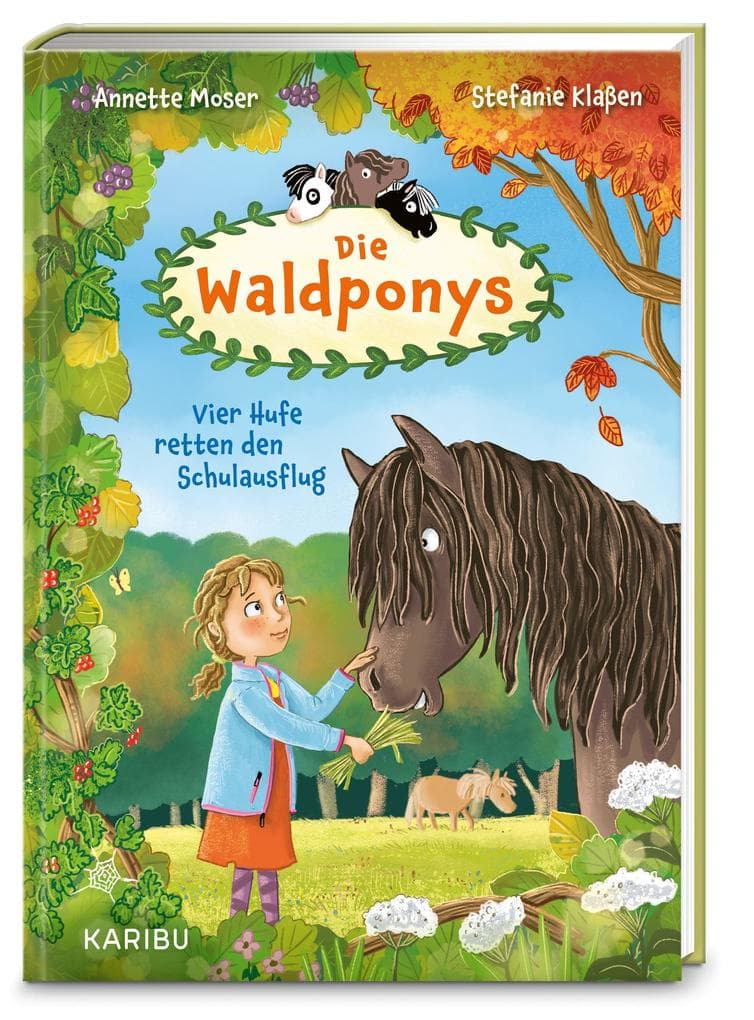 Die Waldponys (Band 2) - Vier Hufe retten den Schulausflug: Warmherziges Pony-Abenteuer über Freundschaft und Mut für Kinder ab 7 Jahren