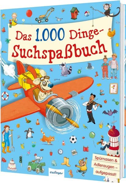 Das 1000 Dinge-Suchspaßbuch: Kinderbuch ab 3 mit vielen Suchaufgaben fördert spielend Konzentration