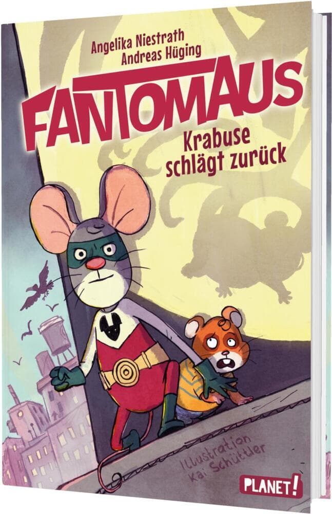 Fantomaus 2: Krabuse schlägt zurück: Actionreiches und lustiges Abenteuer für Kinder ab 8 Jahren mit coolen Illustrationen - LeseChecker