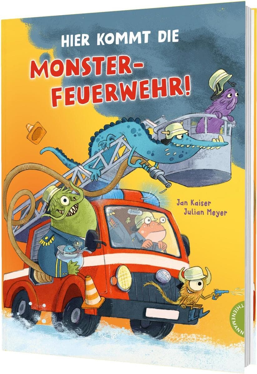 Hier kommt die Monster-Feuerwehr!: Lustiges Feuerwehr-Bilderbuch ab 4