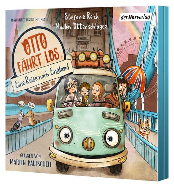 Otto fährt los - Eine Reise nach England: Hörbuch für alle Vanlife-Fans & Camper-Kinder, Reisen mit dem Bus Abenteuer für Kinder ab 4 Jahren