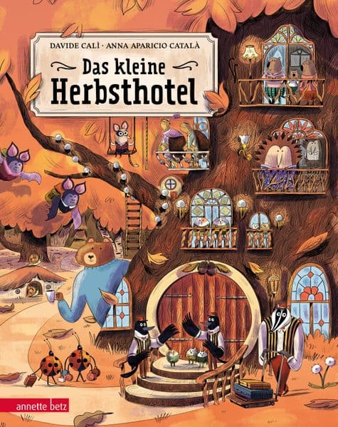 Das kleine Herbsthotel: Ein gemütliches Bilderbuch über Waldtiere, Winterschlaf und das Einkuscheln im Winter für Kinder ab 3