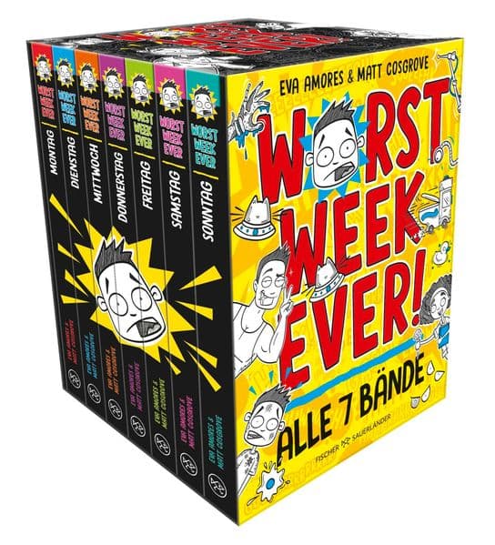 Worst Week Ever im Taschenbuch-Schuber (Bd. 1-7): Alle 7 Bände im hochwertigen Geschenkschuber für Kinder ab 10
