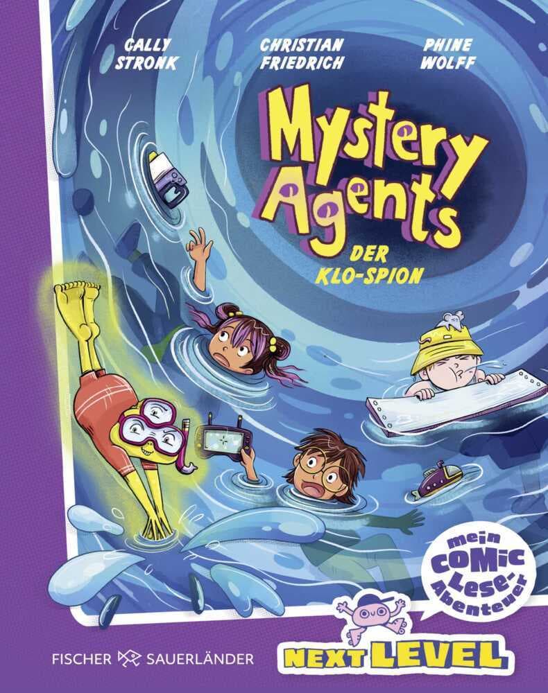 Mystery Agents: Der Klo-Spion: Mit kniffligen Bildrätseln | Das Comic-Leseabenteuer für die Grundschulzeit: Spannend erzählt mit coolen Rätseln, bunten Bildern und Lese-Audio