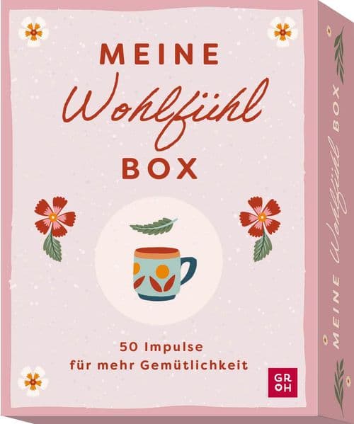 Impulskarten: Meine Wohlfühlbox: 50 Impulse für mehr Gemütlichkeit | Das perfekte Selfcare-Geschenk. 50 Achtsamkeitskarten mit kreativen Ideen für eine entspannte Me-Time