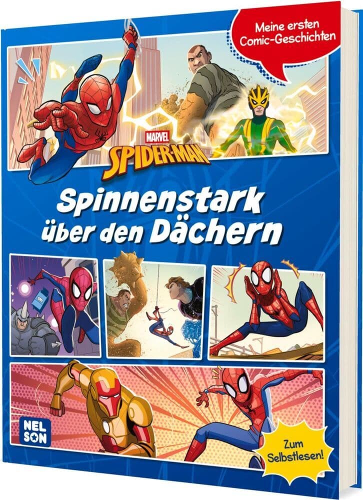 Spider-Man: Meine ersten Comic-Geschichten: Spinnenstark über den Dächern: Zum Selbstlesen! | Marvel-Superhelden-Comic ab 7 Jahren mit einfachen Texten