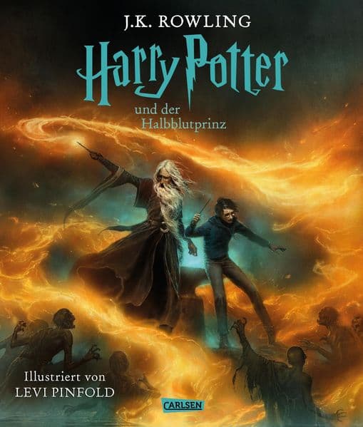 Harry Potter und der Halbblutprinz (Schmuckausgabe Harry Potter 6): Vierfarbig illustrierte Ausgabe mit großformatigen Bildern und Lesebändchen - der Kinderbuch-Klassiker zum Vorlesen