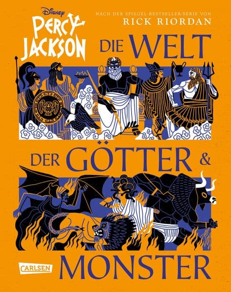 Percy Jackson - Die Welt der Götter und Monster: Illustriertes Handbuch mit den spannendsten griechischen Sagen und mythologischen Fun Facts für Percy-Jackson-Fans ab 10