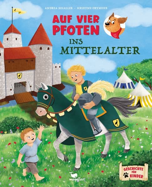 Auf vier Pfoten ins Mittelalter: Kinderbuch mit erstem Sachwissen für Kinder ab 5 Jahren