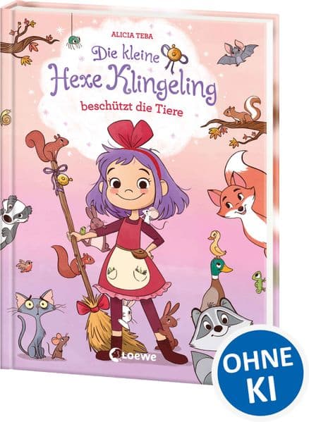 Die kleine Hexe Klingeling beschützt die Tiere: Magische Vorlesebuchreihe über eine besondere kleine Hexe und ihre tierischen Freunde - Für Kinder ab 5 Jahren
