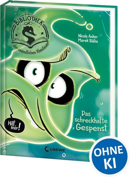 Die Bibliothek der unendlichen Abenteuer (Band 2) - Das schreckhafte Gespenst: Hilf dem Gespenst, seine Erinnerungen zurückzubringen! - Interaktives Abenteuer ab 8 Jahren, in der Du zum Helden wirst