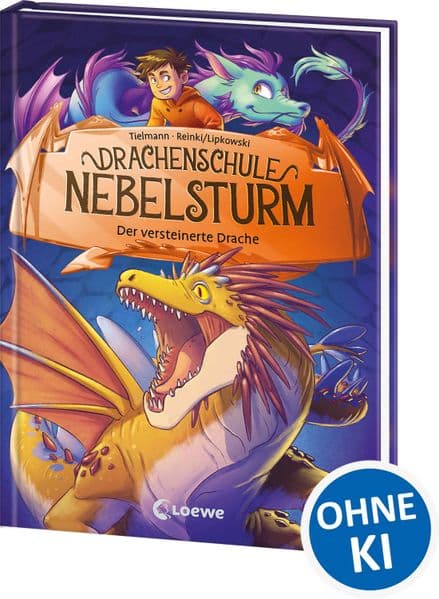 Drachenschule Nebelsturm (Band 5) - Der versteinerte Drache: Löse mit Milan und seinen Freunden den Steinzauber! - Stürmisches Kinderbuch zum Vorlesen und ersten Selberlesen ab 7 Jahren