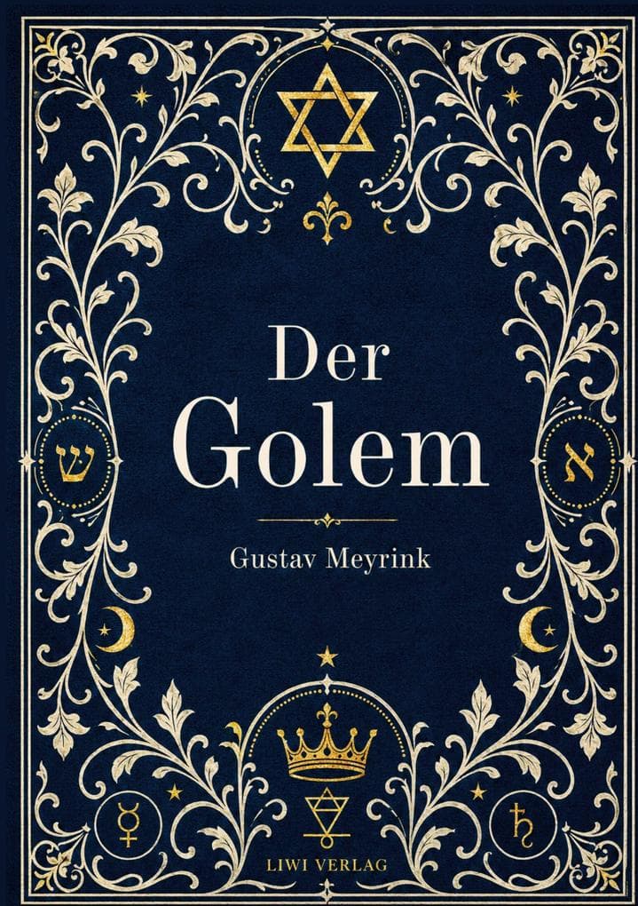 Gustav Meyrink: Der Golem. Vollständige Neuausgabe: Ein phantastischer Roman aus dem alten Prag