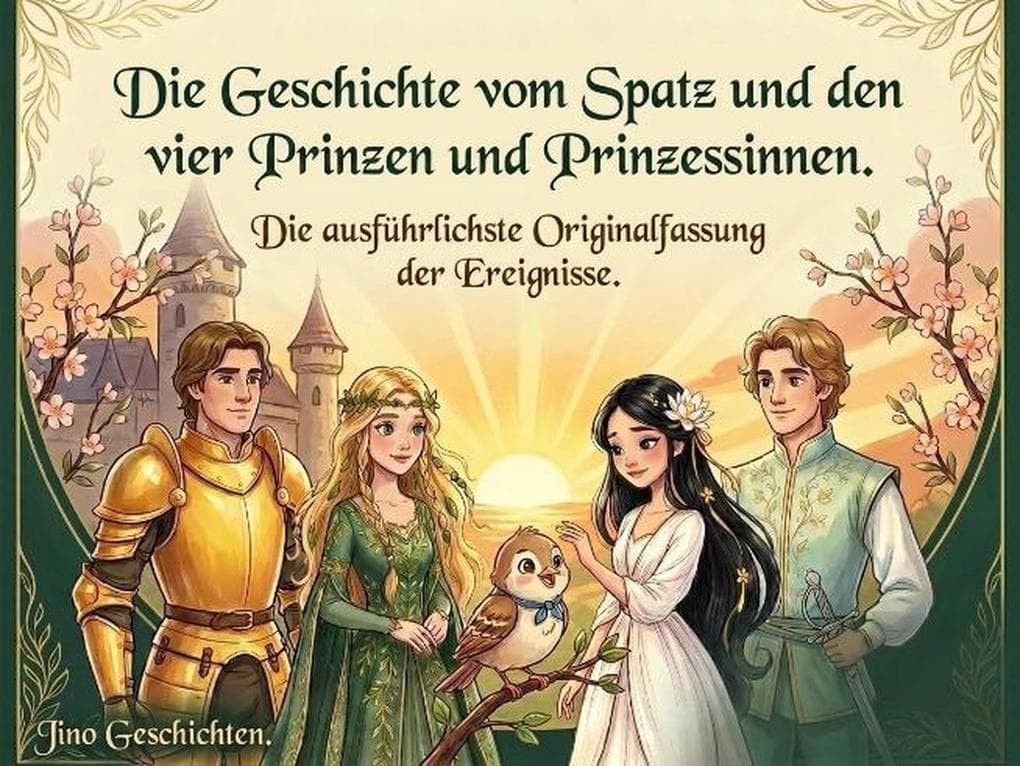 Die Geschichte vom Spatz und den vier Prinzen und Prinzessinnen.: Die ausführlichste Originalfassung der Ereignisse.