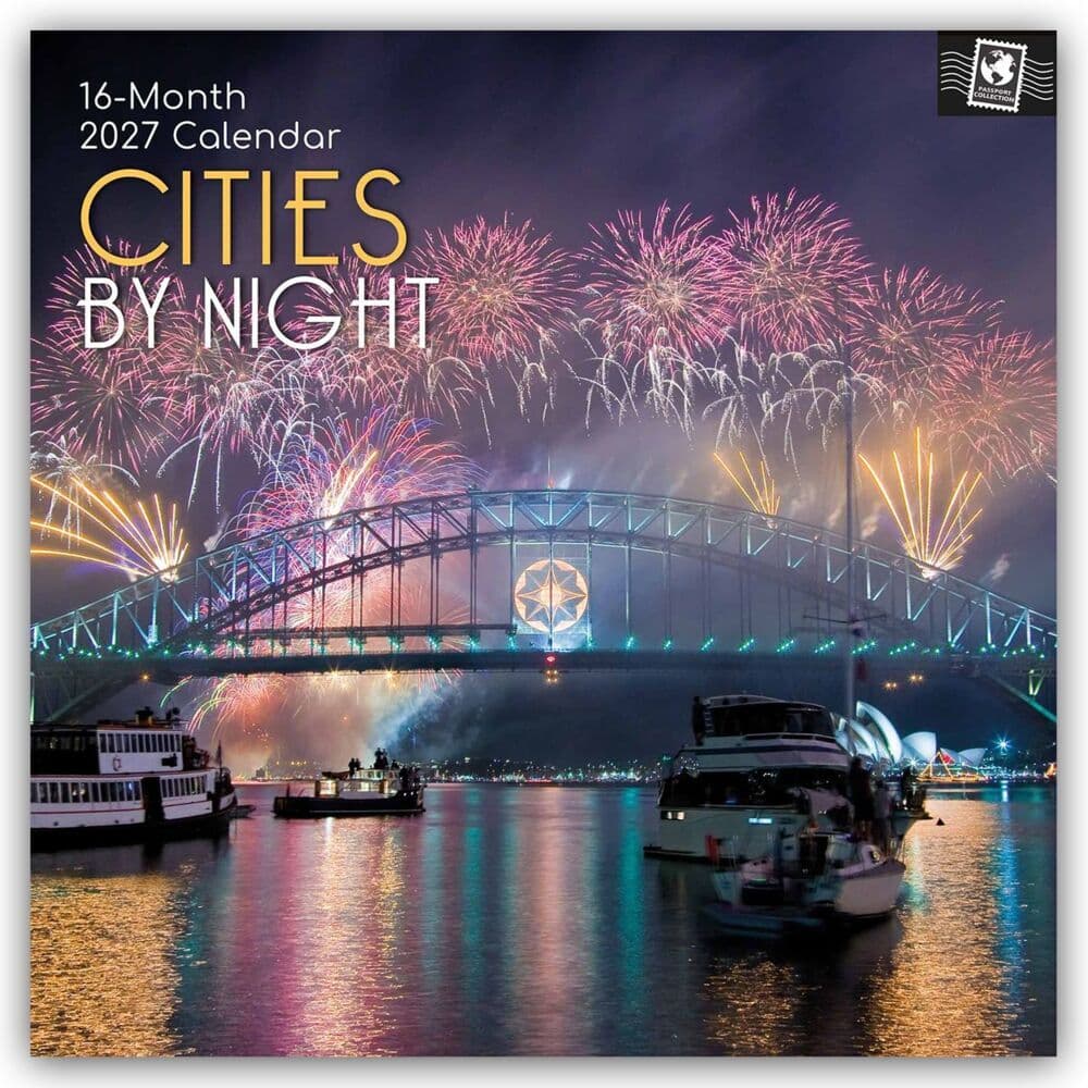 Cities by Night - Städte bei Nacht 2027 - 16-Monatskalender: Original Gifted Stationery-Kalender [Mehrsprachig] [Kalender]