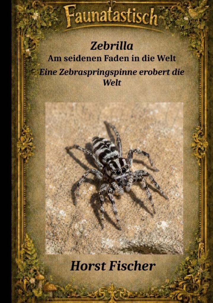 Faunatastisch® #10 Zebrilla Am seidenen Faden in die Welt: Eine Zebraspringspinne erobert die Welt