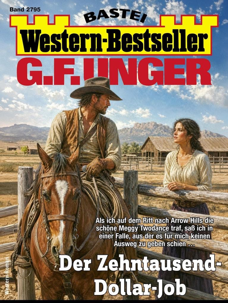 G. F. Unger Western-Bestseller 2795: Der Zehntausend-Dollar-Job