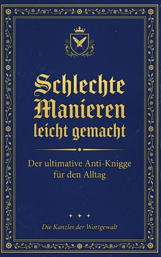 Schlechte Manieren, leicht gemacht: Der ultimative Anti-Knigge für den Alltag