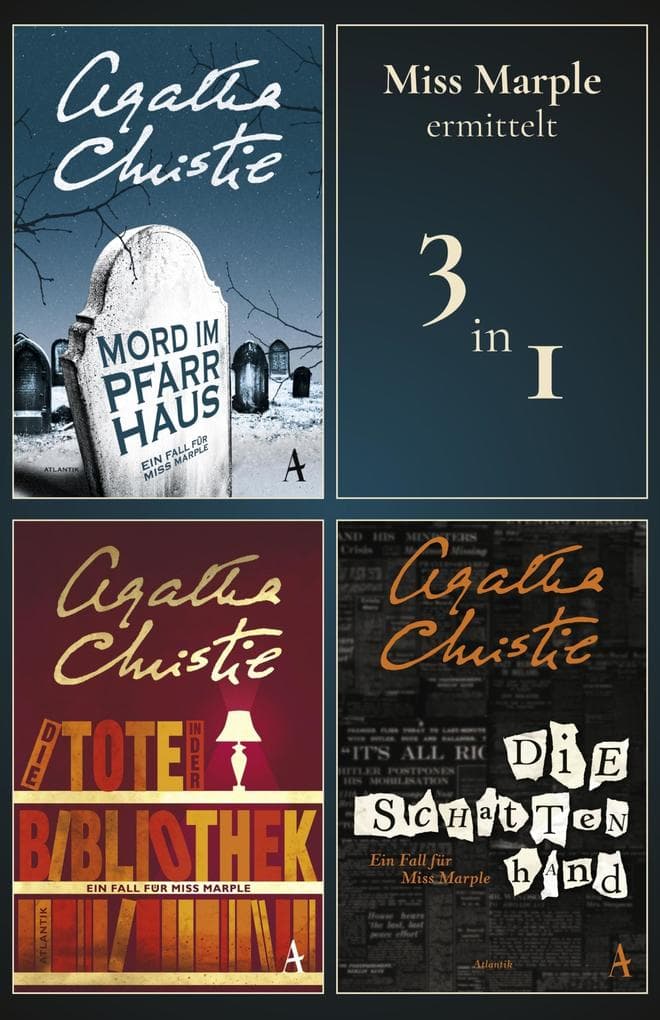 Miss Marple ermittelt in: Mord im Pfarrhaus - Die Tote in der Bibliothek - Die Schattenhand