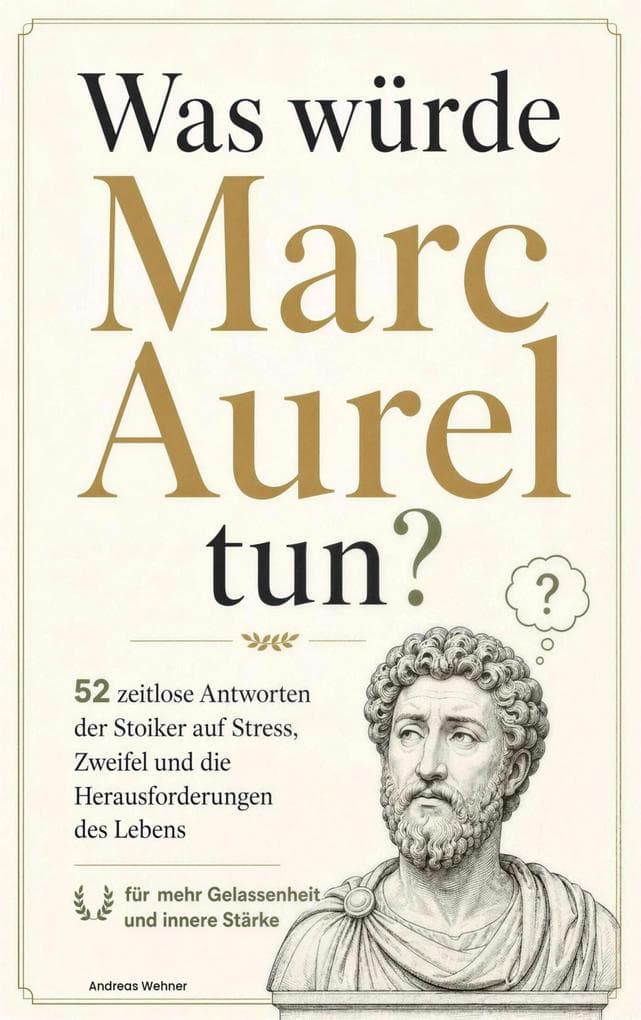 Was würde Marc Aurel tun?: 52 zeitlose Antworten der Stoiker auf Stress, Zweifel und die Herausforderungen des Lebens - für mehr Gelassenheit und innere Stärke