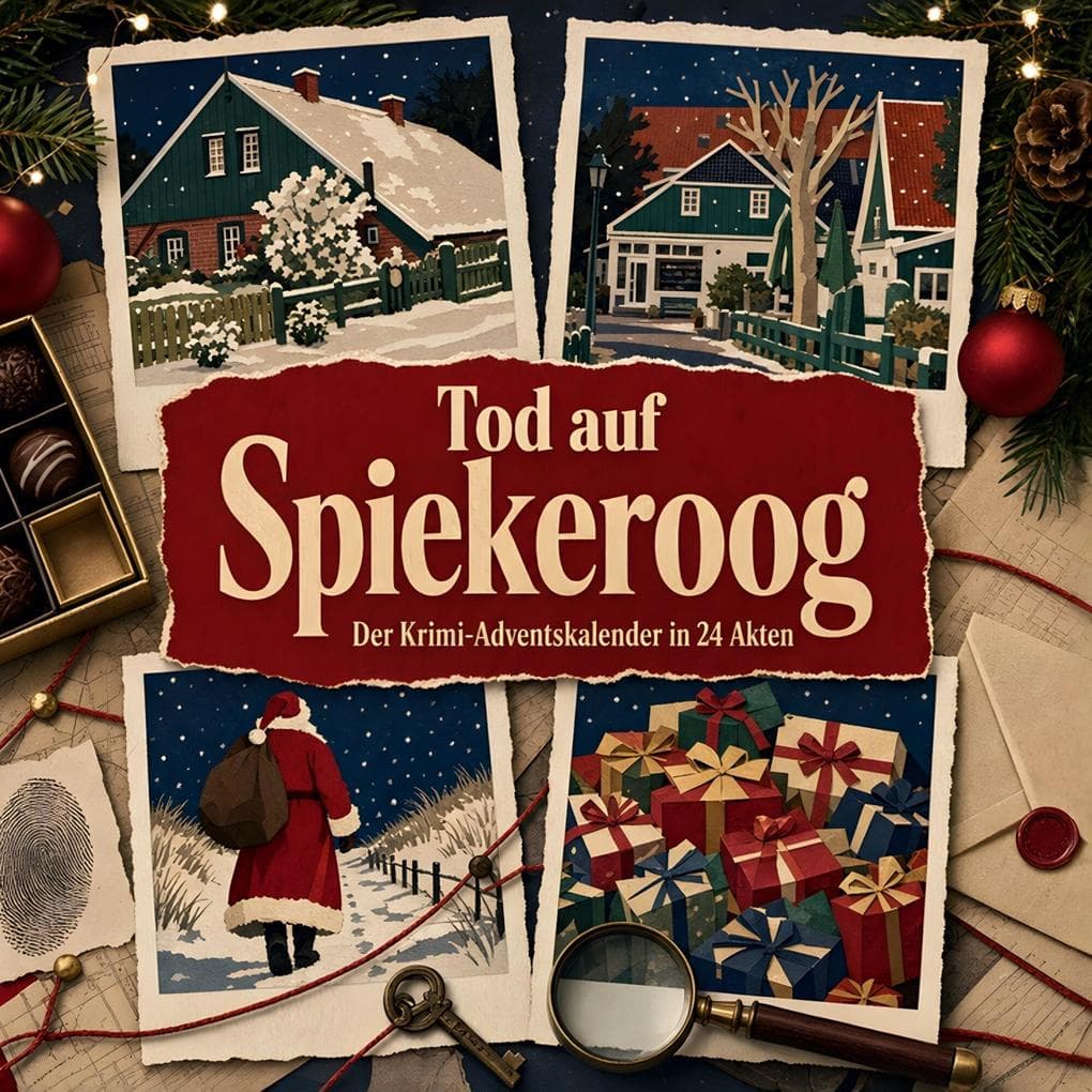 Tod auf Spiekeroog: Der Krimi-Adventskalender in 24 Akten