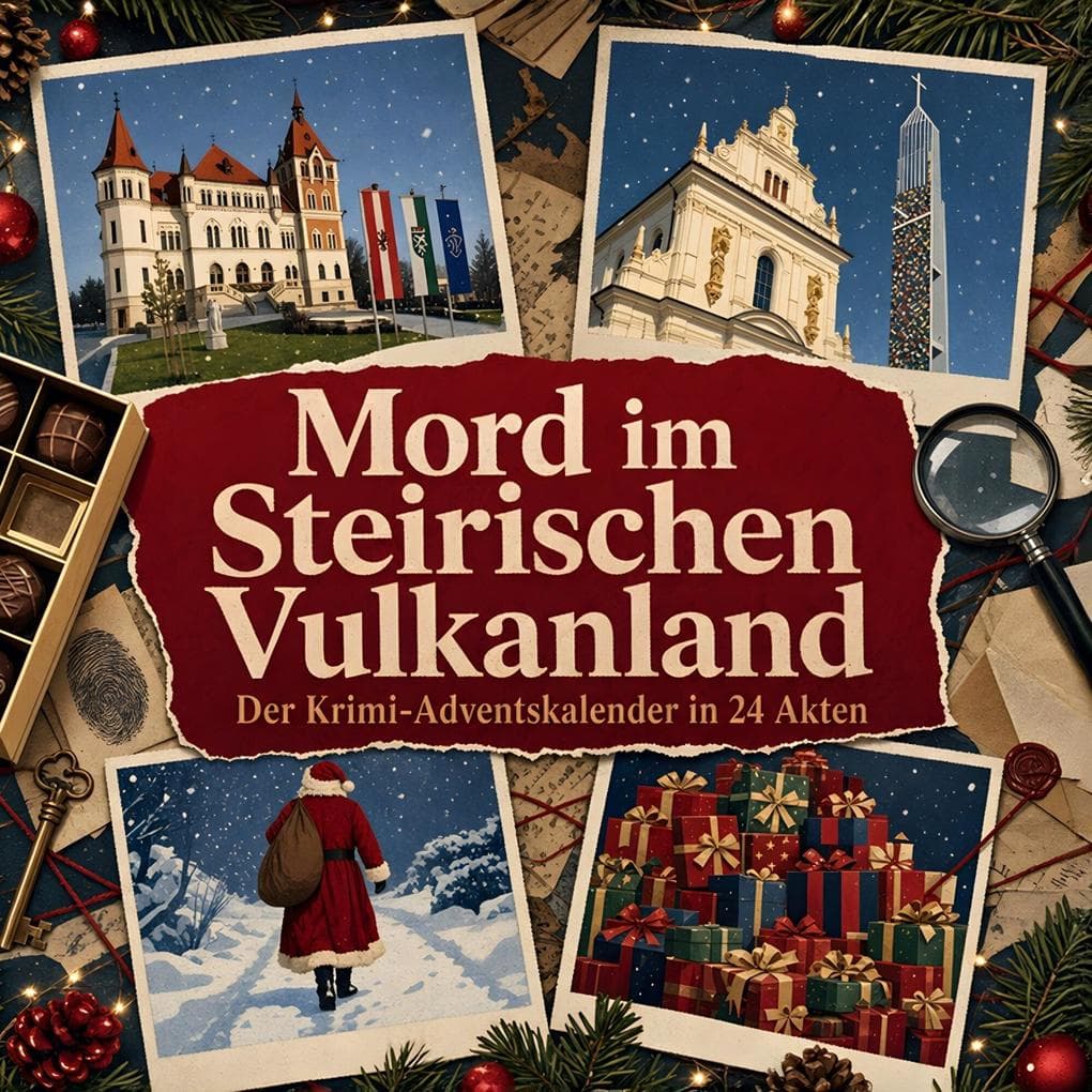 Mord im Steirischen Vulkanland: Der Krimi-Adventskalender in 24 Akten
